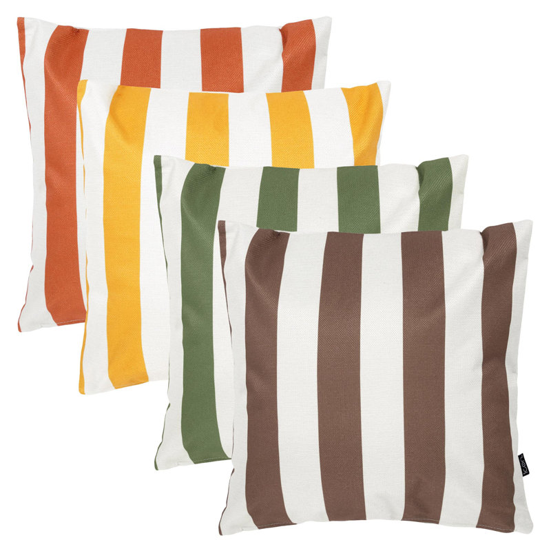 Indoor / Outdoor Abstract Multi Square Cushion
