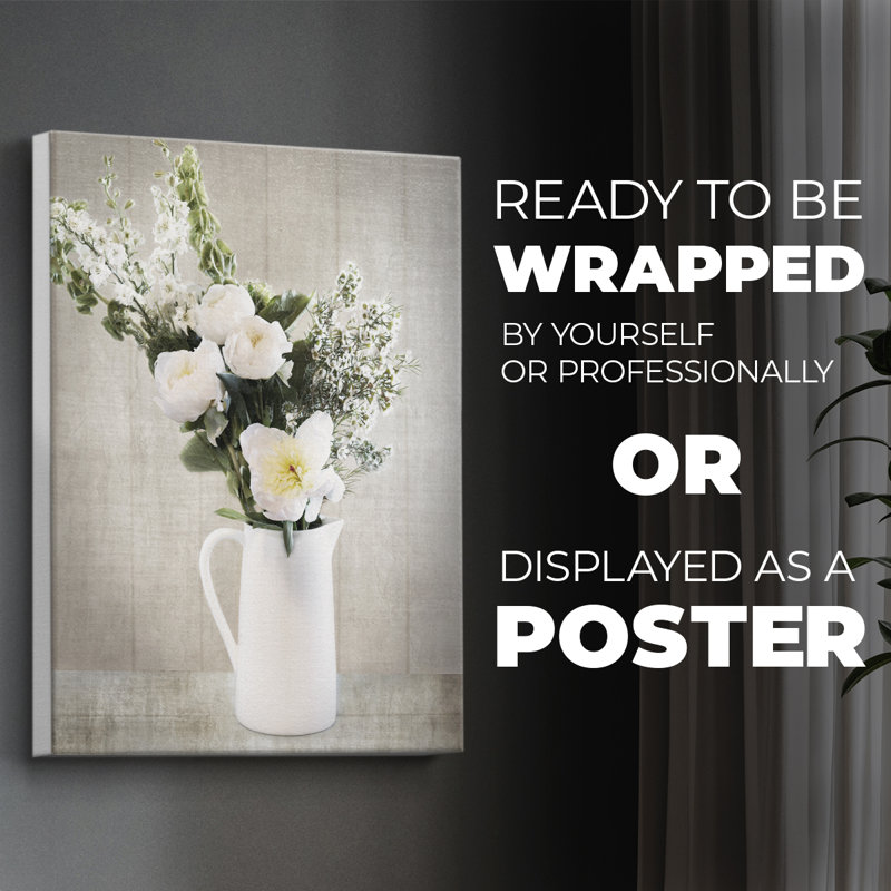 Farmhouse Bouquet I - Impression sur toile seulement - NON-CADRE, H 60 po x l 40 po
