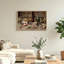 Ensemble de 1 tableau sur toile représentant une nature morte à base de plantes-129325545-129325546