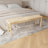 52" Solid Wood Foyer Bench - Comfortable & Elegant Modern Entry Bench, Sleek Design