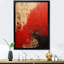 Red Ruby Rays - Formes abstraites, reproduction sur toile-599381415-599381408