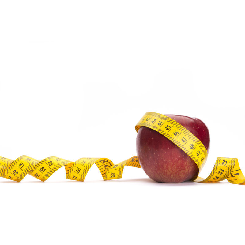 Weight Loss Concept - Wrapped Canvas Print, 30cm H x 46cm W x 3.8cm D