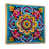Toile avec cadre flottant or