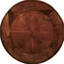Table de bout traditionnelle en cerisier brun orné traditionnel avec tablette inférieure ouverte pour des détails de décoration de salon élégants