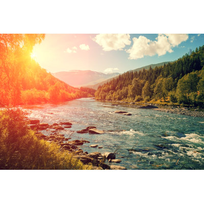 " Mountain River " by Vvvita
