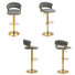 Christal Height Adjustable Swivel Bar Stool