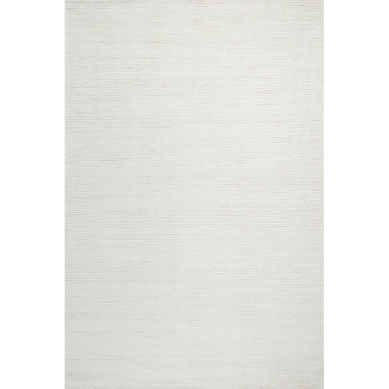 The Rug Company Ridge Area Rug, Ivory, Rectangle 10' x 14'