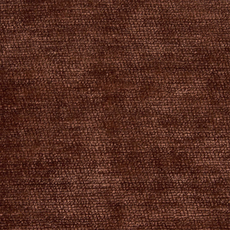 Chaises de salle à manger rembourrées avec accoudoirs, tissu brun confortable et structure en bois d'hévéa naturel durable, ensemble de 2