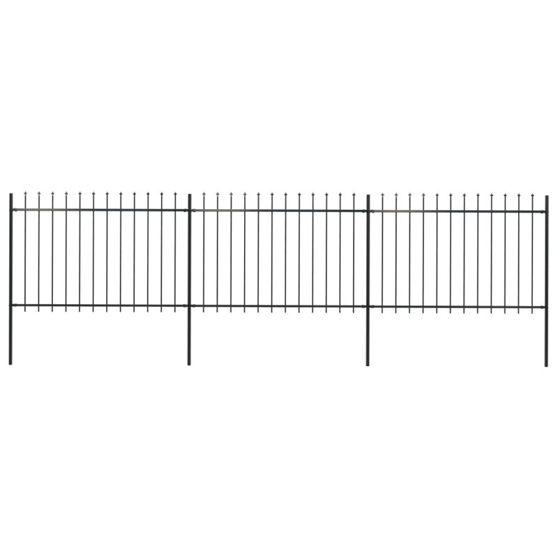 Laholm Garden Fence, 120cm H x 510 cm W