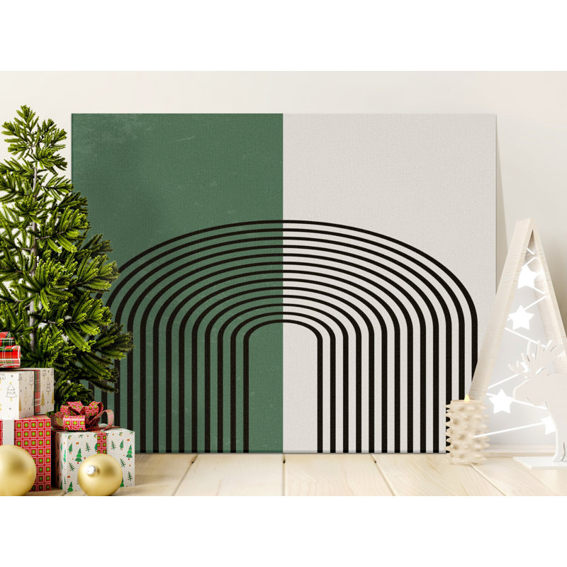 Wrapped Canvas Print Set, Green/Black/Beige, 60.96 cm H x 81.28 cm W
