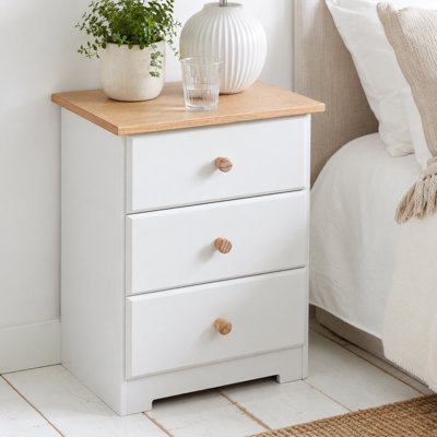 3 Drawer Bedside Table