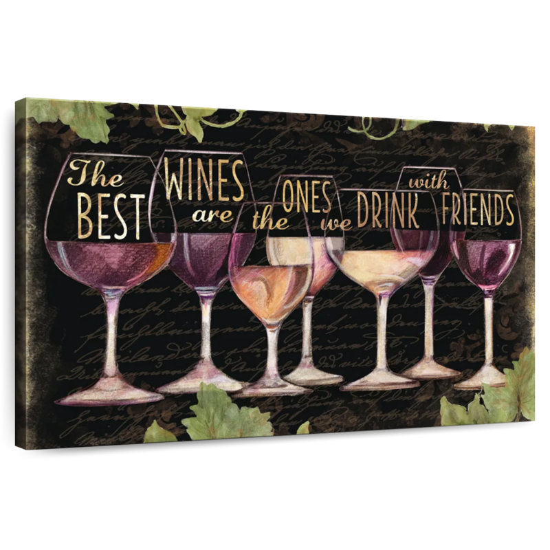 Tergel Wine Line sur fond noir, H 34 po x l 51 po