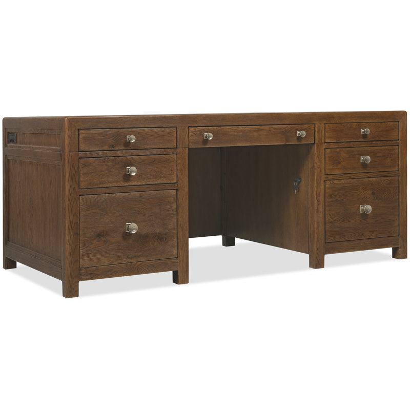 Driftwood Executive Desk, Walnut