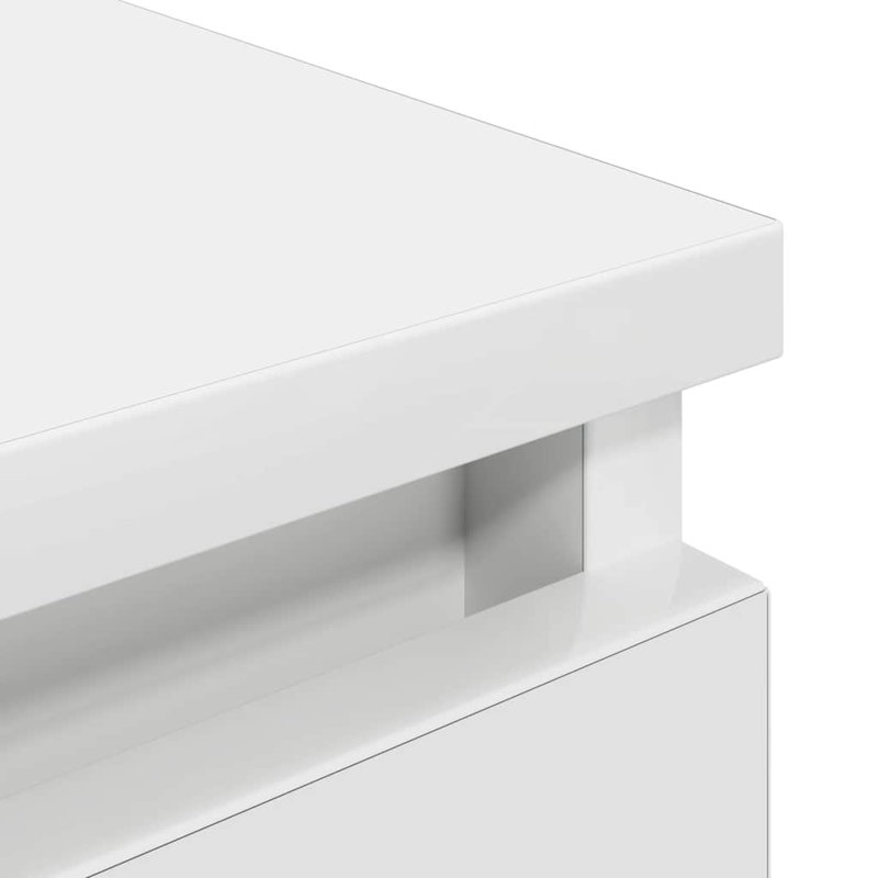 TV Cabinet 100X35x54 Cm Engineered Wood, White