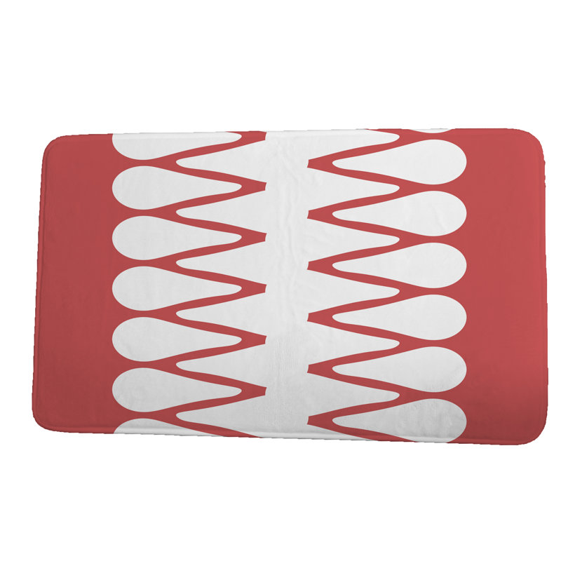 Tapis de bain Flemington, L 21 po x L 34 po, Orange