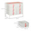 68 cm W Chest of 6 Drawers
