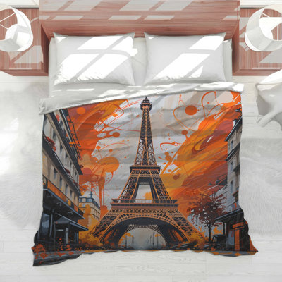 Édredon Tour Eiffel Bedding Architecture Modern