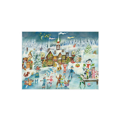 Calendrier de l'Avent Sellmer - Patineurs sur glace