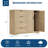 Multifunctional Wooden Dresser for Bedroom, 43.3 in H 2 Door Wardrobe Armoire Closet with 4 Drawers and Hanging Rod, Low Storage Cabinet for Hanging Cloth-971272563-971272560
