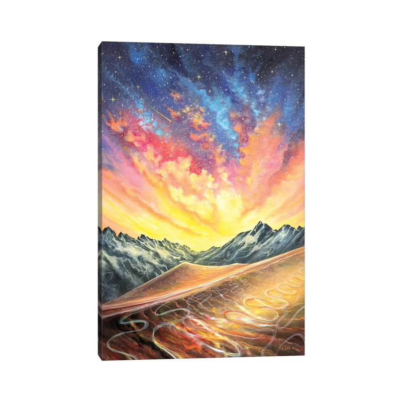 Fear Not by ColorByFeliks - Print on Canvas, 101.6 cm H x 66.04 cm W x 1.91 cm D, Wrapped Canvas