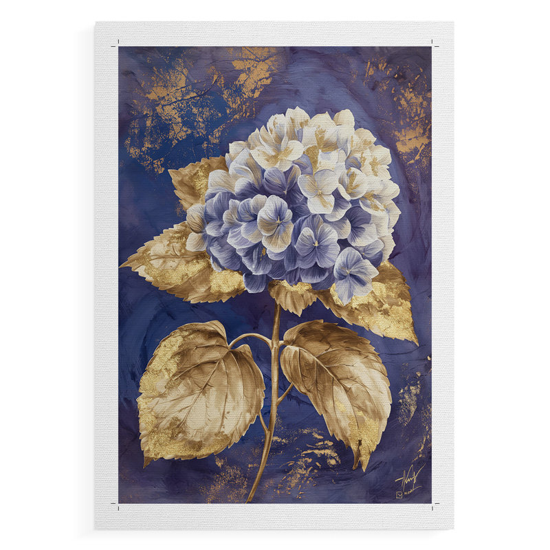 Série FLORAL CCxxxviii - reproduction de toile seulement - non encadrée, H 18 po x l 12 po