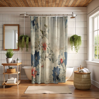 Antique Pages - Rideau de douche Premium