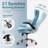 Home Office Linen Velvet Fabric Executive Chair-754466202-754466201