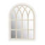 Miroir arqué en bois massif vieilli-226677602