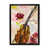 Impression noire sur toile encadrée sélectionné