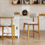 Ensemble de 2 tabourets de bar 24 po Mid-Century Modern-735166067