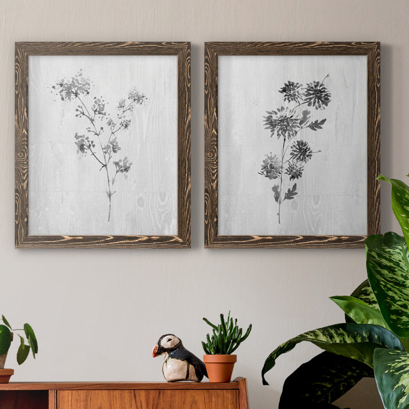 Neutre pré - peinture, H 24 po x l 20 po x P 1 po, Toile avec cadre noyer, Pas de tapis