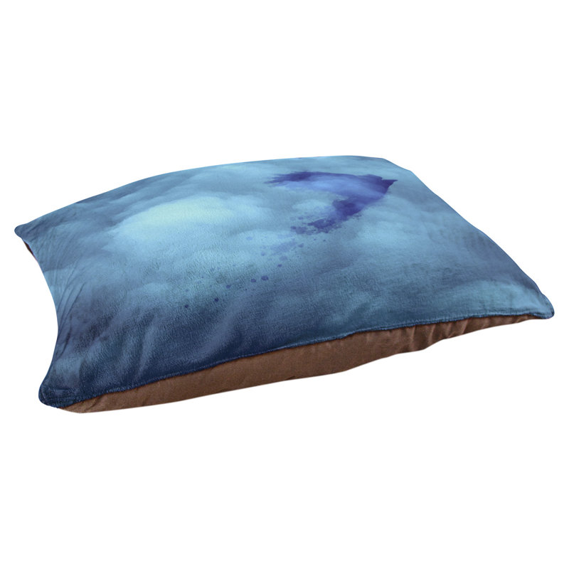 Coussin d’oiseau et de créateur de ciel Burien, L 19,5 po x l 29,5 po, Marron foncé