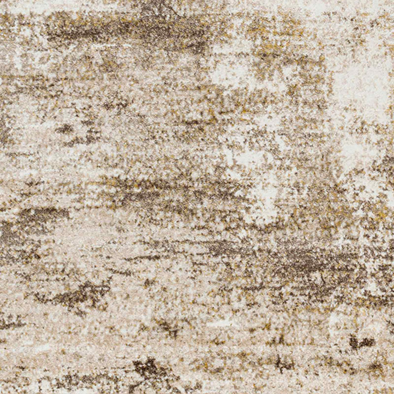 Brown Modern Rug, Abstract Stain Resistant Easy to Clean Rug For Living Room, Dining Room, Bedroom, Kitchen