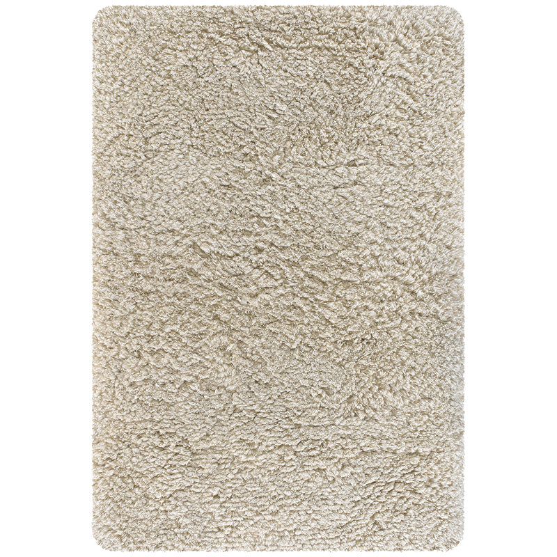 Tapis ivoire tissé à la main Ambiance, Rectangle 5 pi x 7 pi 6 po
