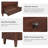 28" Painted Nightstand With 3 Drawers-1239920913