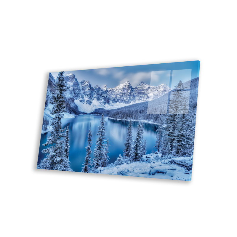 Moraine Lake Blue Hour, Plastique / acrylique, H 16 po x l 24 po x P 0,25 po