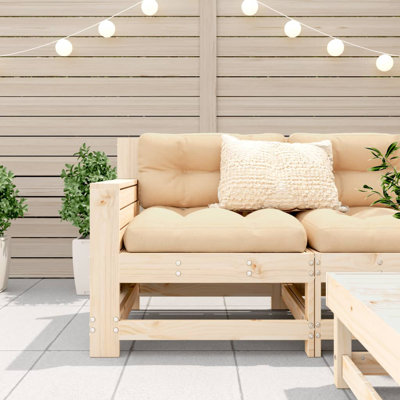 Balmore 69cm Wide Patio Sofa with Cushions