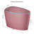 Pink Smart Toilet with Auto Open/Close & Foot Sensor, Heated Seat, Warm Wash & Dry