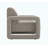 Modern Gray Chenille Accent Chair