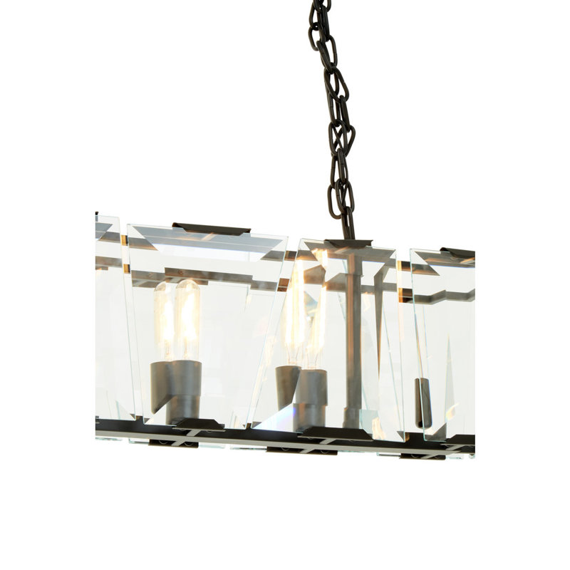 Accursio 7 - Light Geometric Chandelier