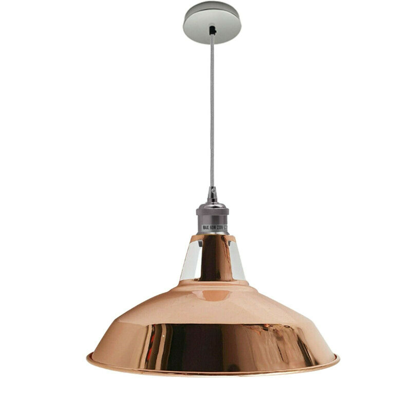 Rosecrest 1 - Light Dome Pendant, Rose Gold