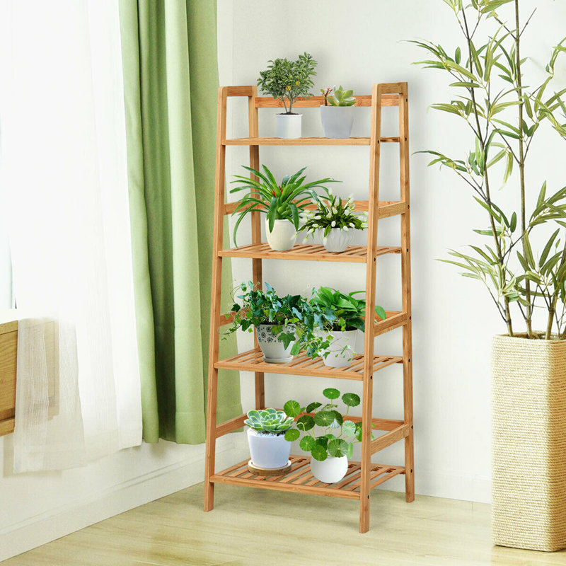 Bibliothèque échelle H 45 "x l 19" Deio, Naturel