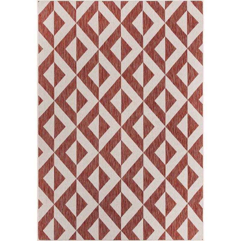 Tapis d'extérieur couleur vin, Rectangle 7 pi x 10 pi