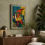 Macaw in Bloom Tropical - Wrapped Canvas-1714325121-1714325126