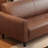 Brown Genuine Leather Standard Sofa cushion Loveseat-89937288