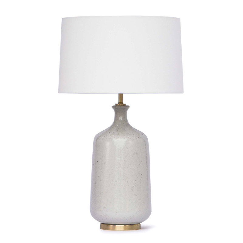 Glace Table Lamp, White