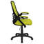 High Back Mesh Ergonomic Swivel Office Chair with Flip-up Arms-1435662529