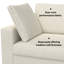 Tatum Deep Seater Sofa, Performance Fabric Couch for Living Room, Stain-Resistant Contemporary Sofa-97652070-112201526