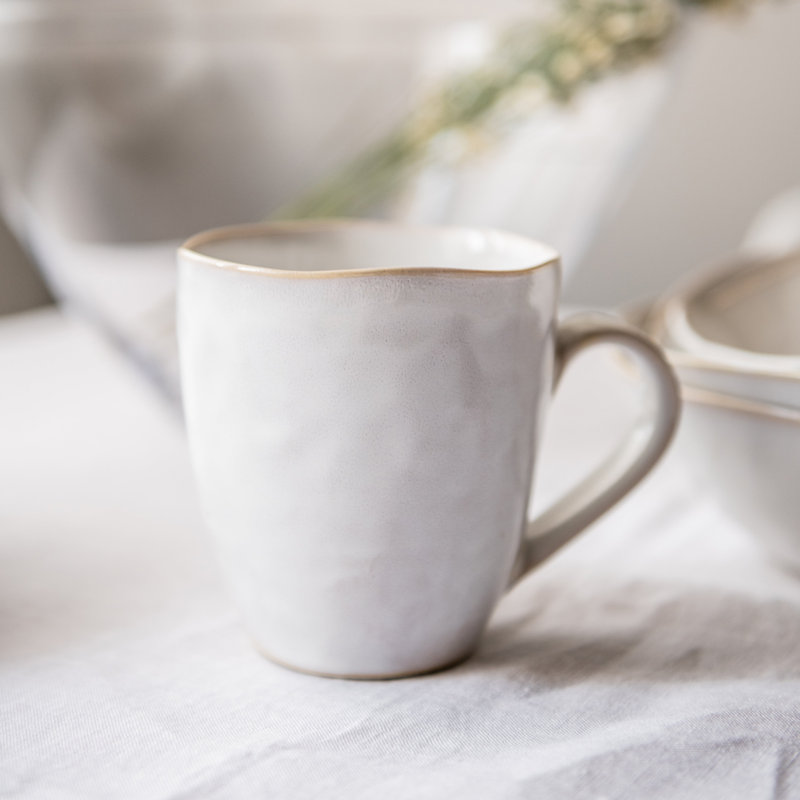 Burlington Handmade Stoneware Coffee Mug, Cloud