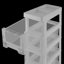 Armoire de rangement à 5 niveaux pour salle de bain-447941324